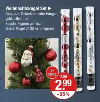 V Markt Weihnachtskugel Set Angebot