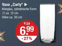 V Markt Vase „,Carly" Angebot