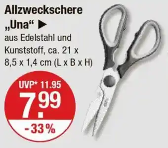 V Markt Allzweckschere ,,Una" Angebot