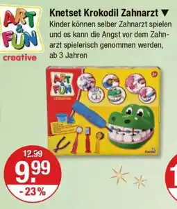 V Markt Knetset Krokodil Zahnarzt Angebot