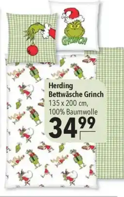 CITTI Markt Herding Bettwäsche Grinch Angebot