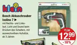 V Markt klein Bosch Akkuschrauber Ixolino 7 Angebot