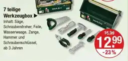 V Markt Klein 7 teilige Werkzeugbox Angebot