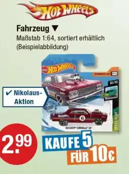 V Markt HOT WHEELS Fahrzeug Angebot