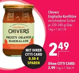 CITTI Markt Chivers Englische Konfitüre Angebot
