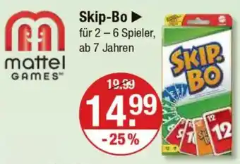 V Markt mattel GAMES Skip-Bo Angebot