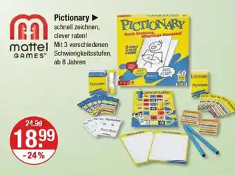 V Markt mattel Games Pictionary Angebot