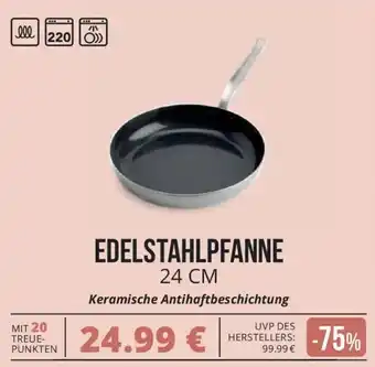 CITTI Markt Mauviel 1830 EDELSTAHLPFANNE 24 CM Angebot