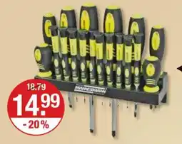 V Markt BRÜDER MANNESMANN | Schraubendreher-Satz 18-teilig Angebot