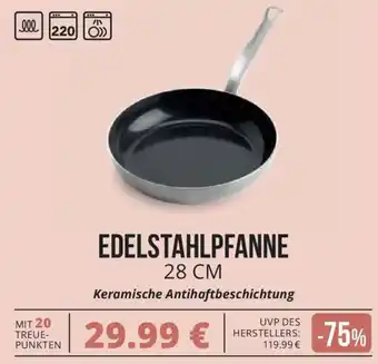 CITTI Markt Mauviel 1830 EDELSTAHLPFANNE 28 CM Angebot