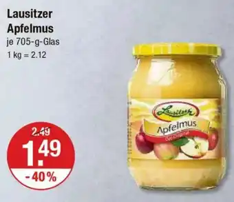 V Markt Lausitzer Apfelmus Angebot