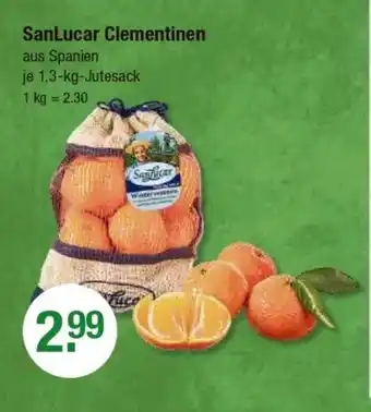 V Markt SanLucar Clementinen Angebot