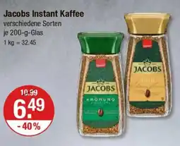 V Markt Jacobs Instant Kaffee Angebot