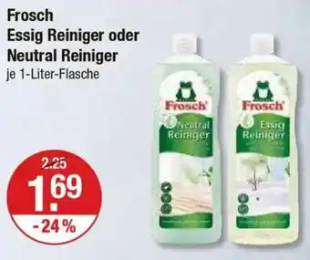 V Markt Frosch Essig Reiniger oder Neutral Reiniger Angebot