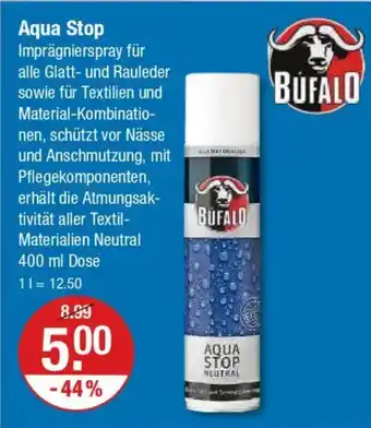 V Markt BUFALO Aqua Stop Angebot