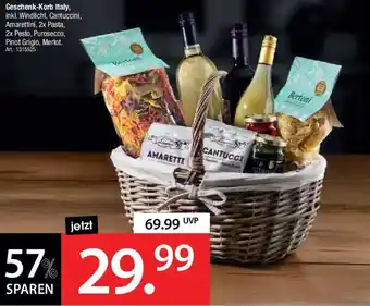 Zurbrüggen Geschenk-Korb Italy Angebot