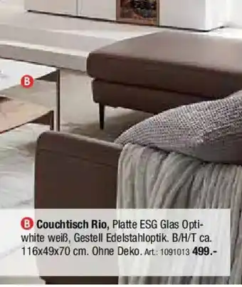 Zurbrüggen VENJAKOB Couchtisch Rio Angebot