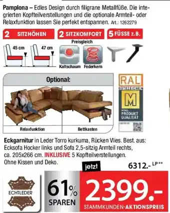 Zurbrüggen Beldomo Eckgarnitur Angebot