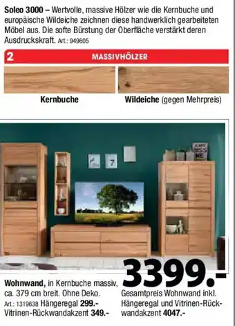 Zurbrüggen Wohnwand Angebot