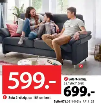Zurbrüggen PURE HOME Sofa 3-sitzig Angebot