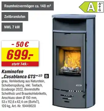 toom Baumarkt Kaminofen „Casablanca GTS" Angebot