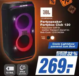 K+B Expert JBL Partyspeaker Partybox Club 120 Angebot