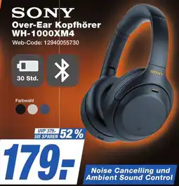 K+B Expert SONY Over-Ear Kopfhörer WH-1000XM4 Angebot