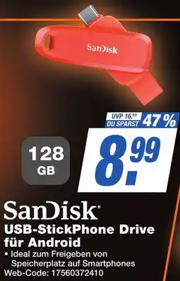 K+B Expert SanDisk USB-StickPhone Drive für Android Angebot