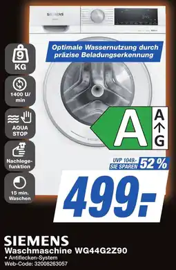 K+B Expert SIEMENS Waschmaschine WG44G2Z90 Angebot