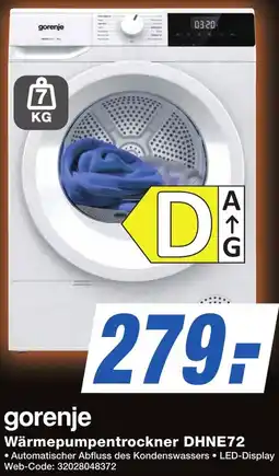 K+B Expert gorenje Wärmepumpentrockner DHNE72 Angebot
