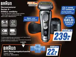 K+B Expert BRAUN Herrenrasierer Series 9 - 9486cc wet&dry Angebot