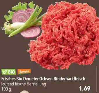 CITTI Markt Frisches Bio Demeter Ochsen-Rinderhackfleisch Angebot