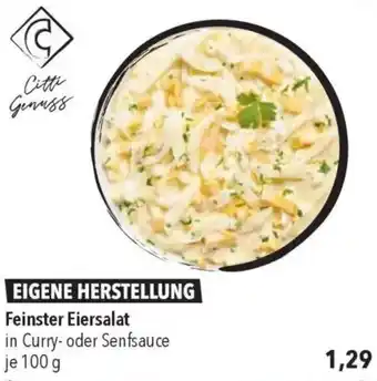 CITTI Markt Feinster Eiersalat Angebot