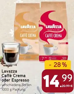 Dornseifer Lavazza Caffè Crema oder Espresso Angebot