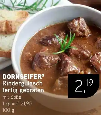 Dornseifer DORNSEIFER Rindergulasch fertig gebraten Angebot