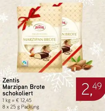 Dornseifer Zentis Marzipan Brote schokoliert Angebot