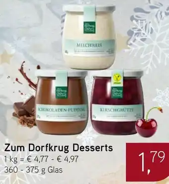 Dornseifer Zum Dorfkrug Desserts Angebot