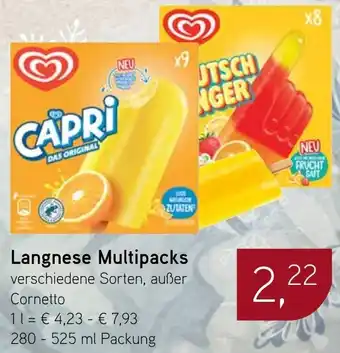 Dornseifer Langnese Multipacks Angebot