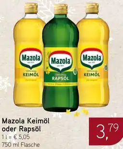 Dornseifer Mazola Keimöl oder Rapsöl Angebot