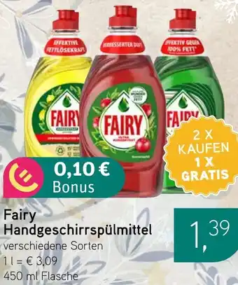 Dornseifer Fairy Handgeschirrspülmittel Angebot