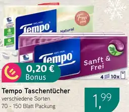 Dornseifer Tempo Taschentücher Angebot