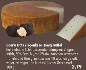 CITTI Markt Boer'n Trots Ziegenkäse Honig-Trüffel Angebot