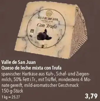 CITTI Markt Valle de San Juan Queso de leche mixta con Trufa Angebot