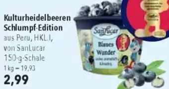 CITTI Markt SanLucar Kulturheidelbeeren Schlumpf-Edition Angebot