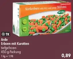 CITTI Markt Ardo Erbsen mit Karotten Angebot