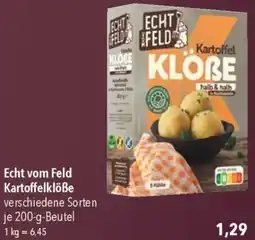 CITTI Markt Echt vom Feld Kartoffelklöße Angebot