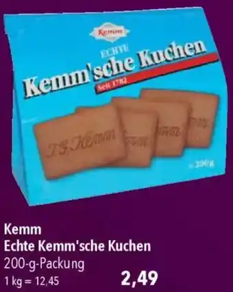 CITTI Markt Kemm Echte Kemm'sche Kuchen Angebot