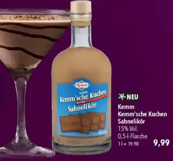 CITTI Markt Kemm Kemm'sche Kuchen Sahnelikör Angebot