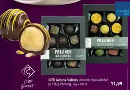 CITTI Markt CITTI Genuss Pralinés Angebot
