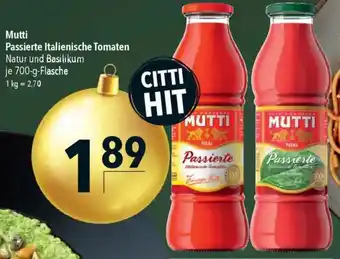 CITTI Markt Mutti Passierte Italienische Tomaten Angebot